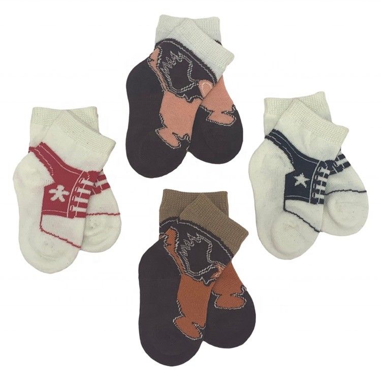 Standaarddikte Custom baby jongens Warm lange sokken Andere drukmethoden voor kinderen