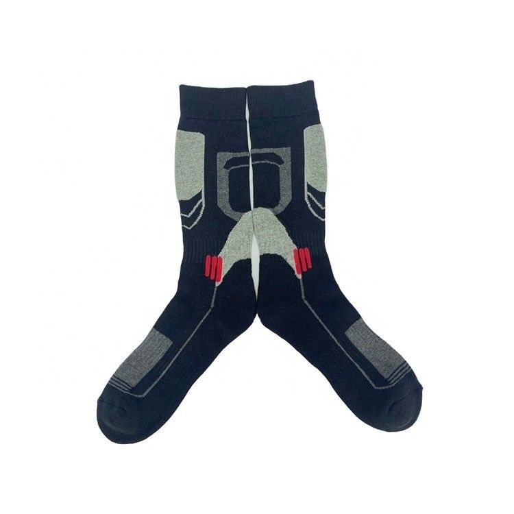Professionele lange warme katoenen sport sokken 50000 sport grip en materiaal
