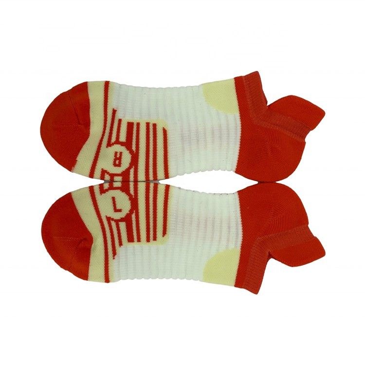 Athletic Polyamide Print Volwassenen Basketbal Meerdere Kleuren Low Cut Sport sokken met Stof